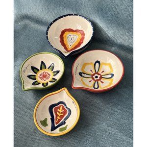 Vintage Nesting Measuring Cup Set 4Pc Floral - Absolutely Beautiful!!